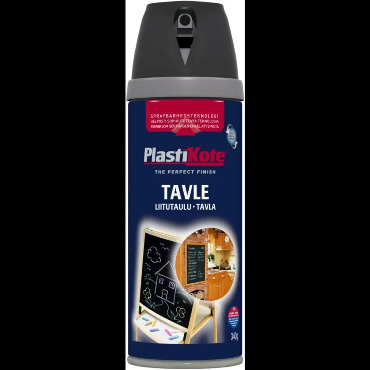 Plasti-kote Twist 26001 - Tavlelak Sort 400ml