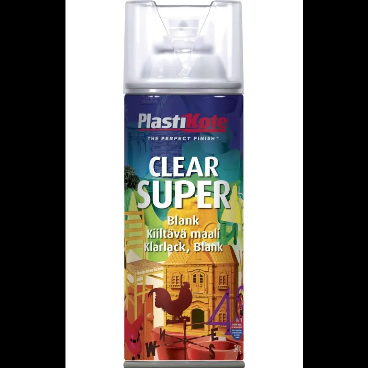 Plasti-kote Pk Super 1138 - Klar, Acryl 400ml