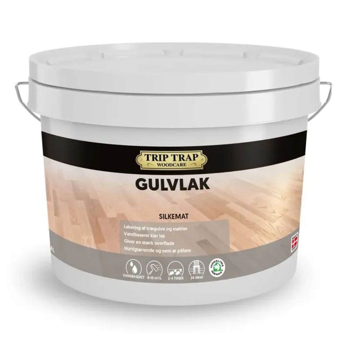 Trip Trap Gulvlak Silkemat 2,5lt