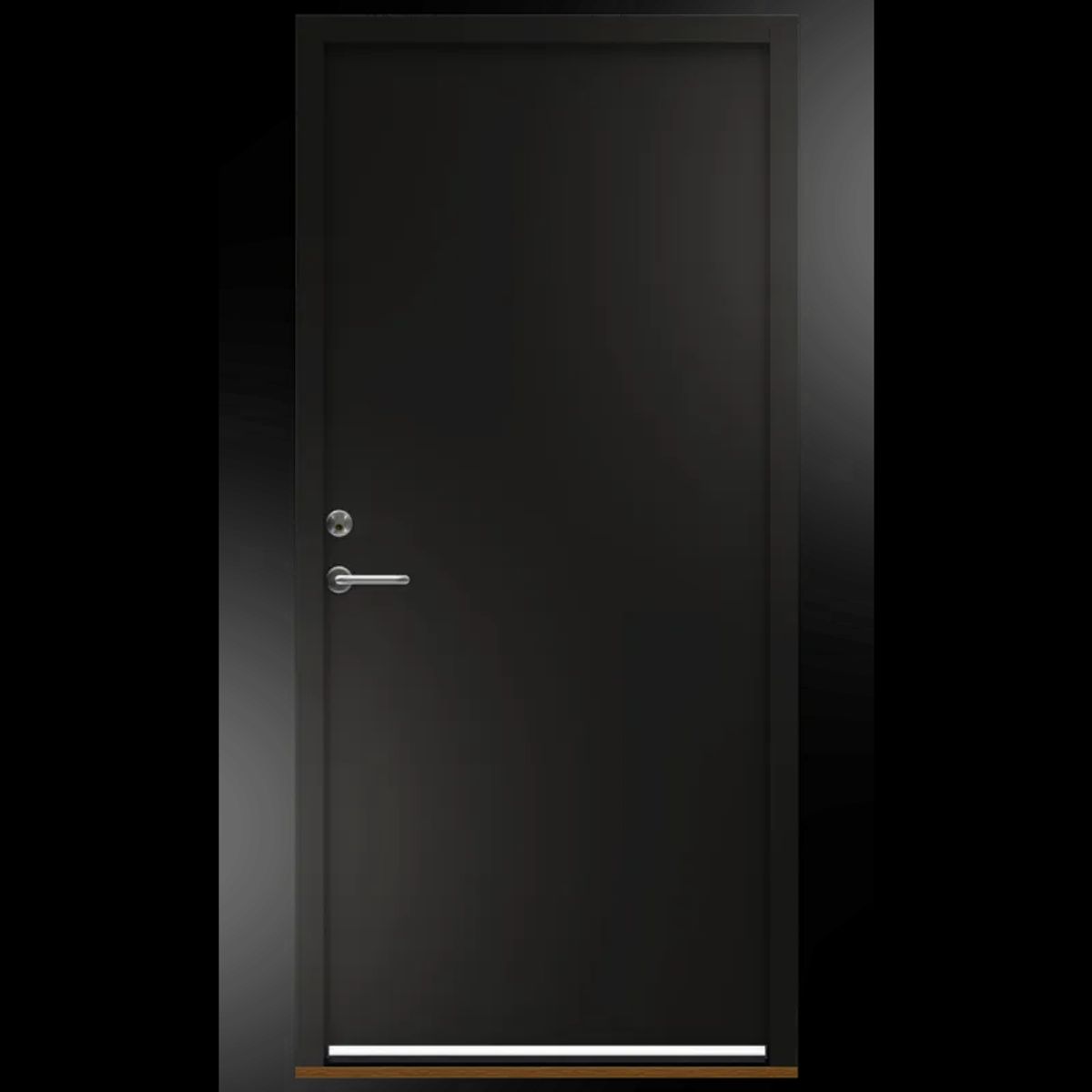 SWEDOOR CleverLine P-1200 V - incl Karm Sort ncs s 9000