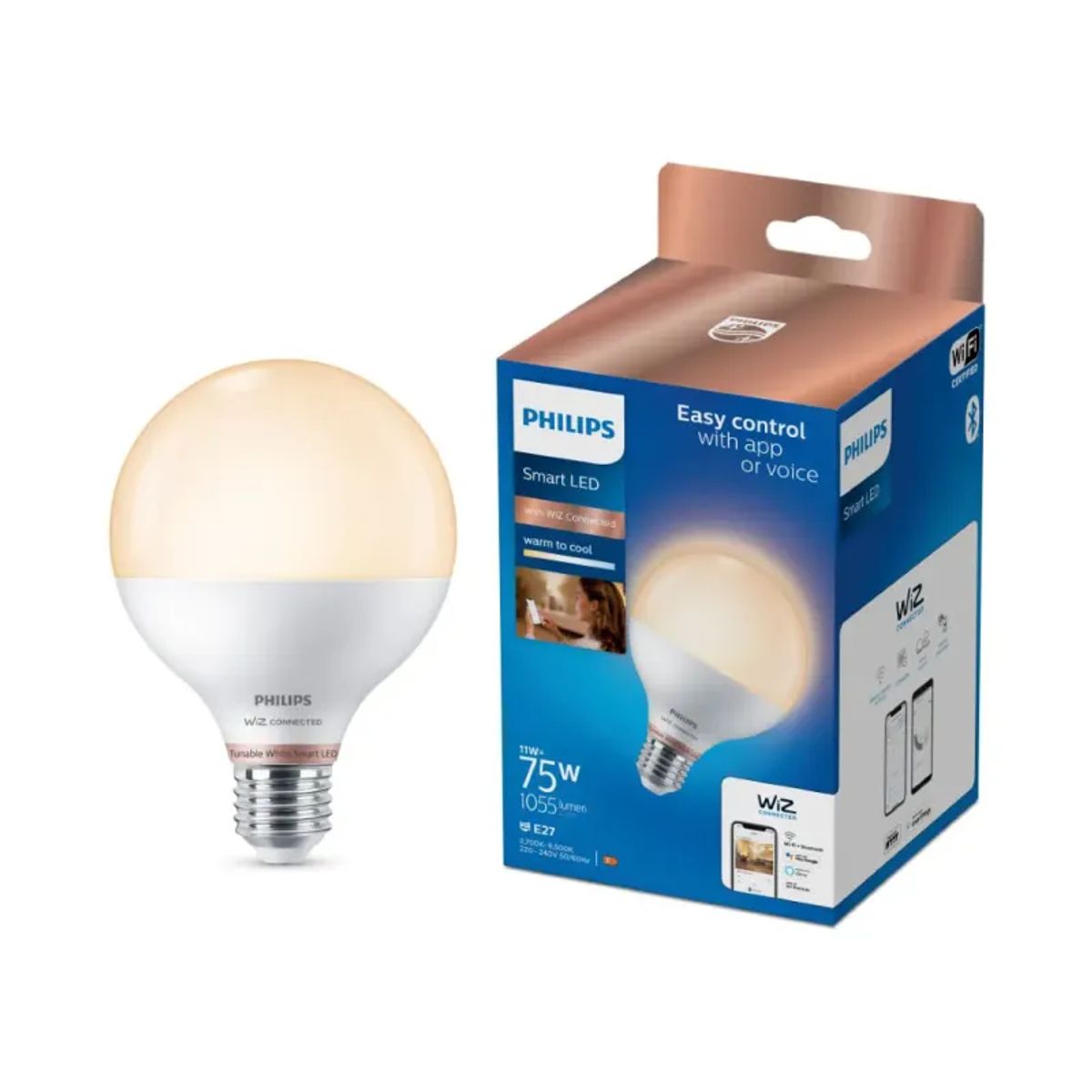 Philips Smart LED Tunable white - Globe G95 E27