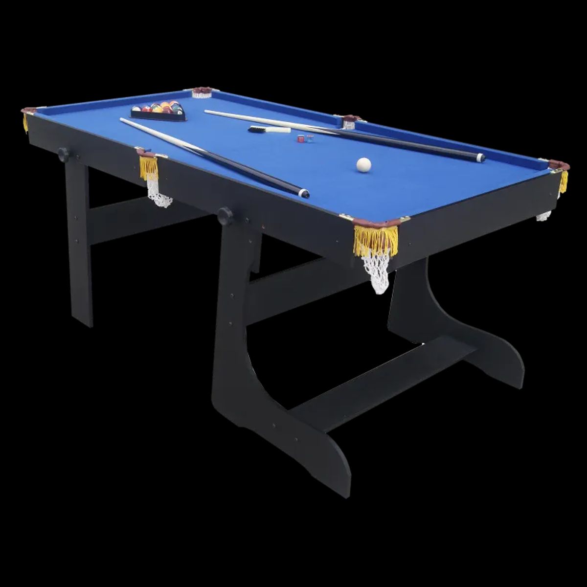 Poolbord 6ft sammenklappeligt 78,7x91,4x182,9 cm NORDIC Games