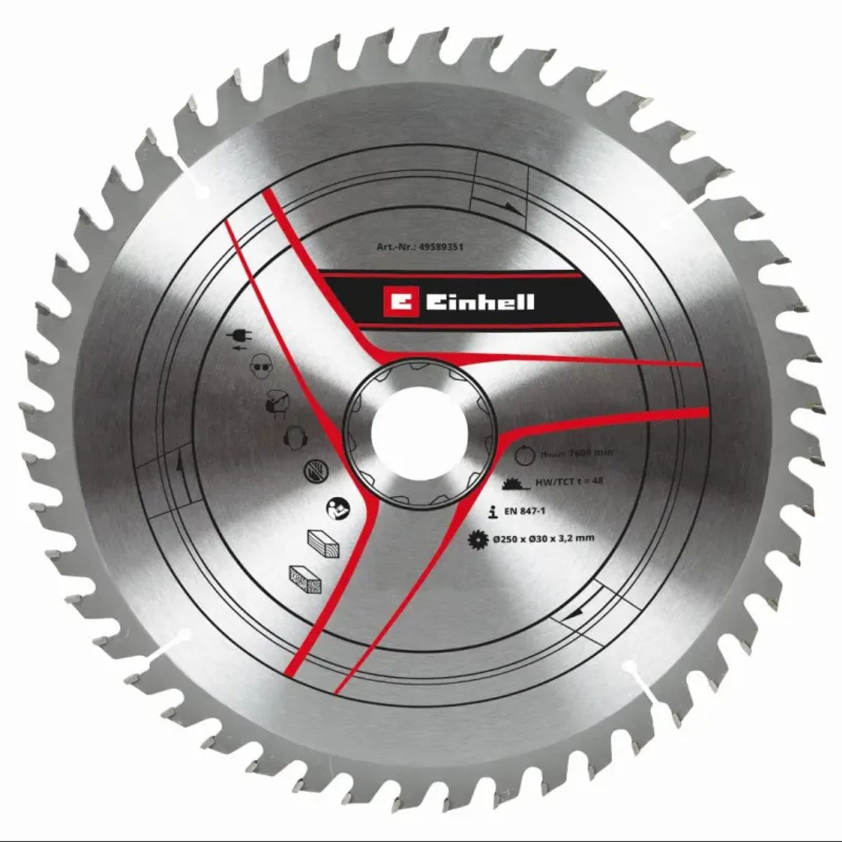 Einhell TCT-rundsavsklinge Ø250x30 mm T48