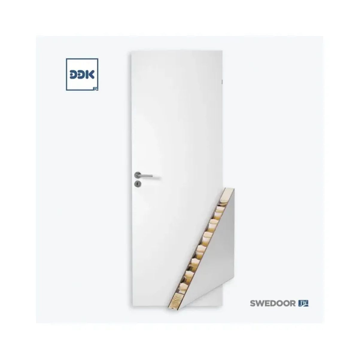 Swedoor Easy Gw m10x21 Hvid - 925x2040mm