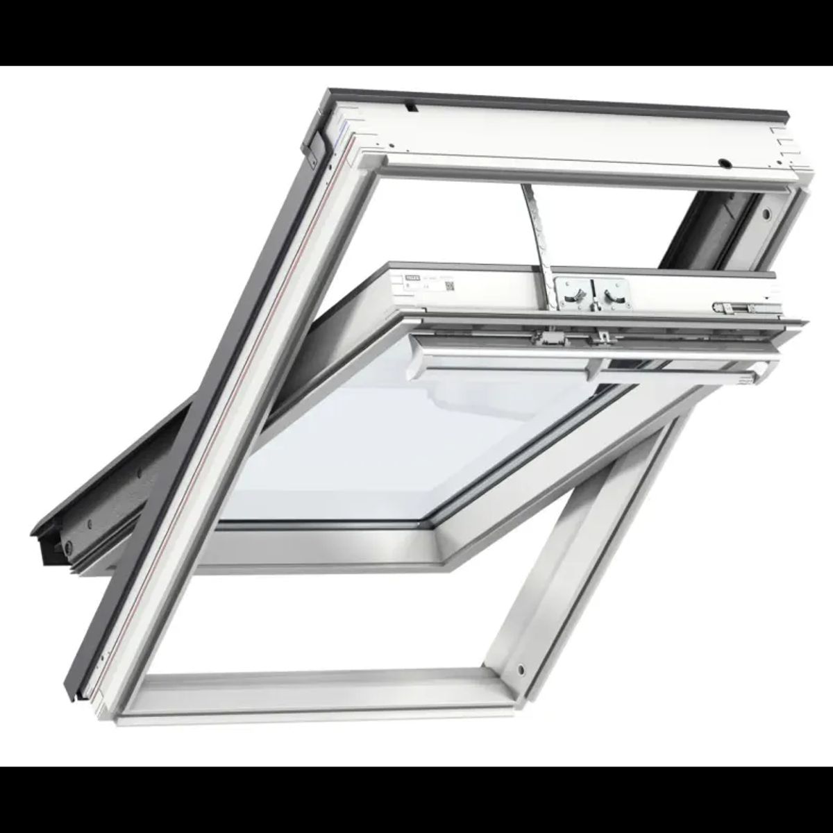 Velux integra elektrisk hvid polyuretan 78x140 3-lags lav ggu mk08 006821a