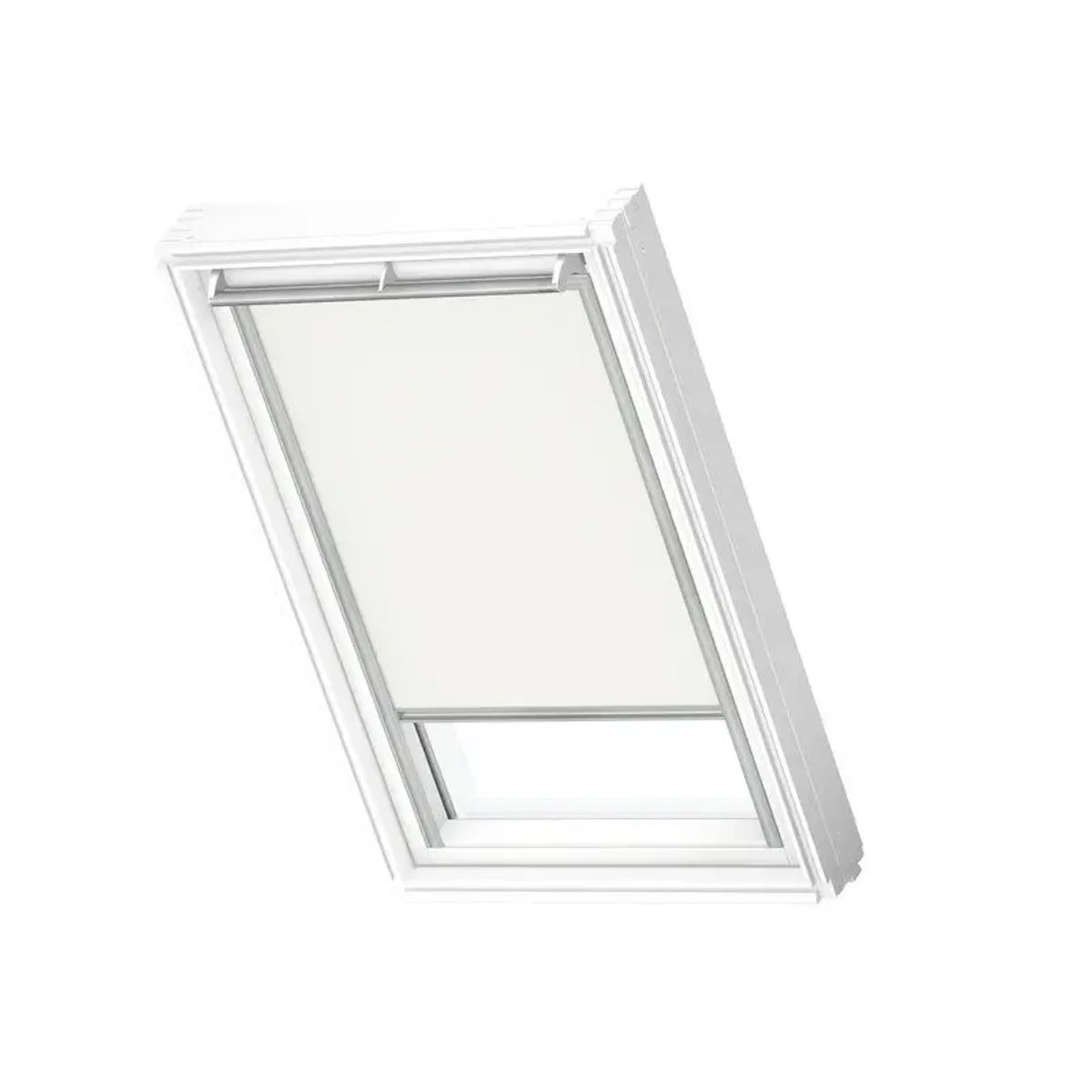 Velux Mørklægningsgardin Hvid- Alu Skinner Dkl Mk08 1025s