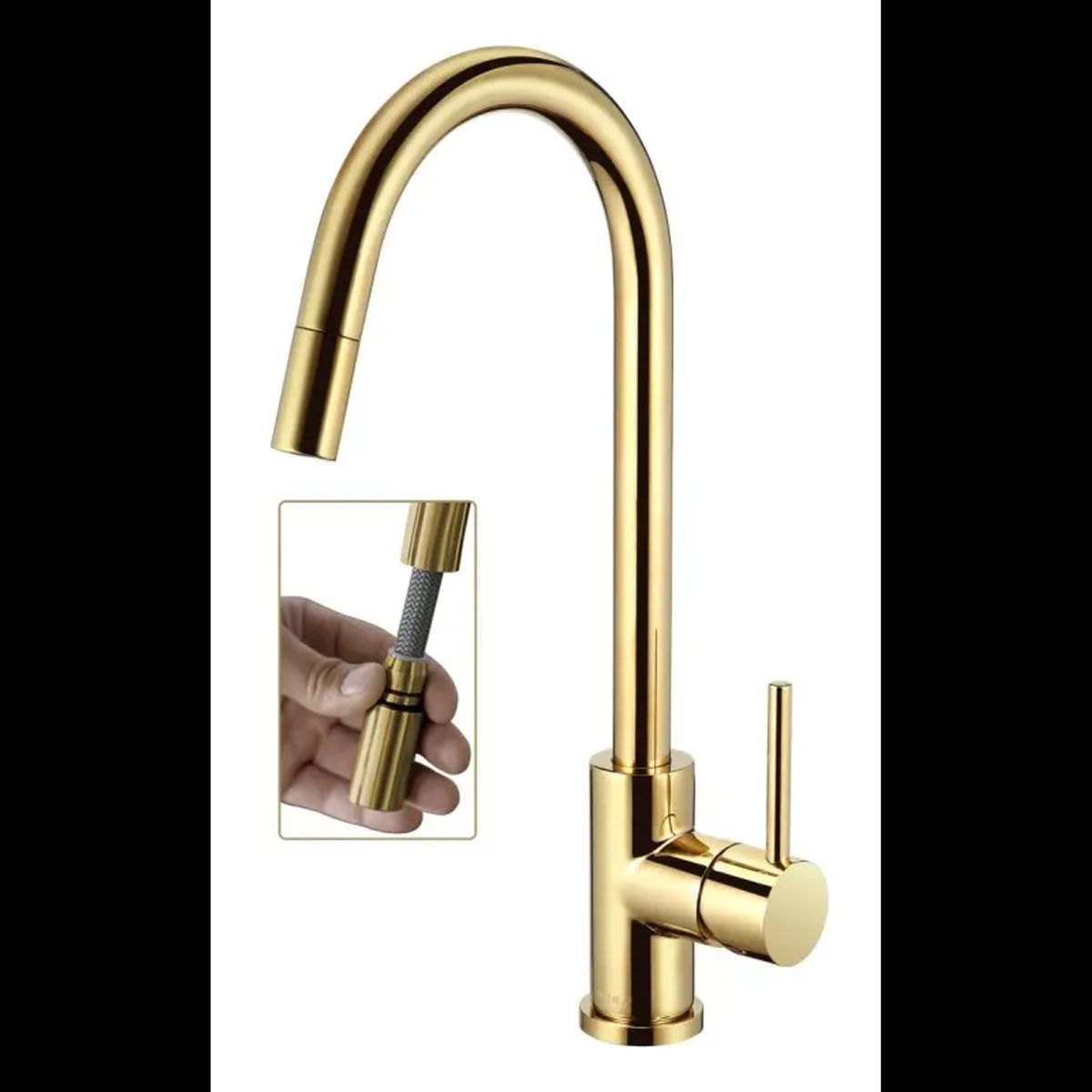 ADORA ® Imperia Flex U KV.armatur m/udtræk, Gold