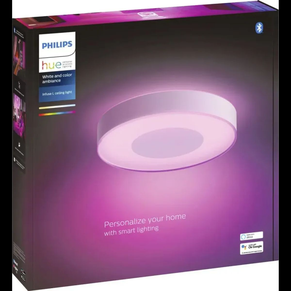 Philips Hue Infuse L Hue ceiling lamp white White color Ambience