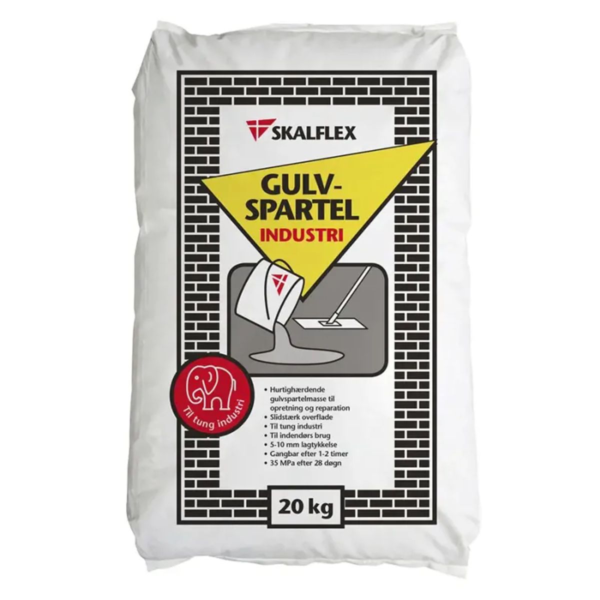 Skalflex Gulvspartel Industri 20kg