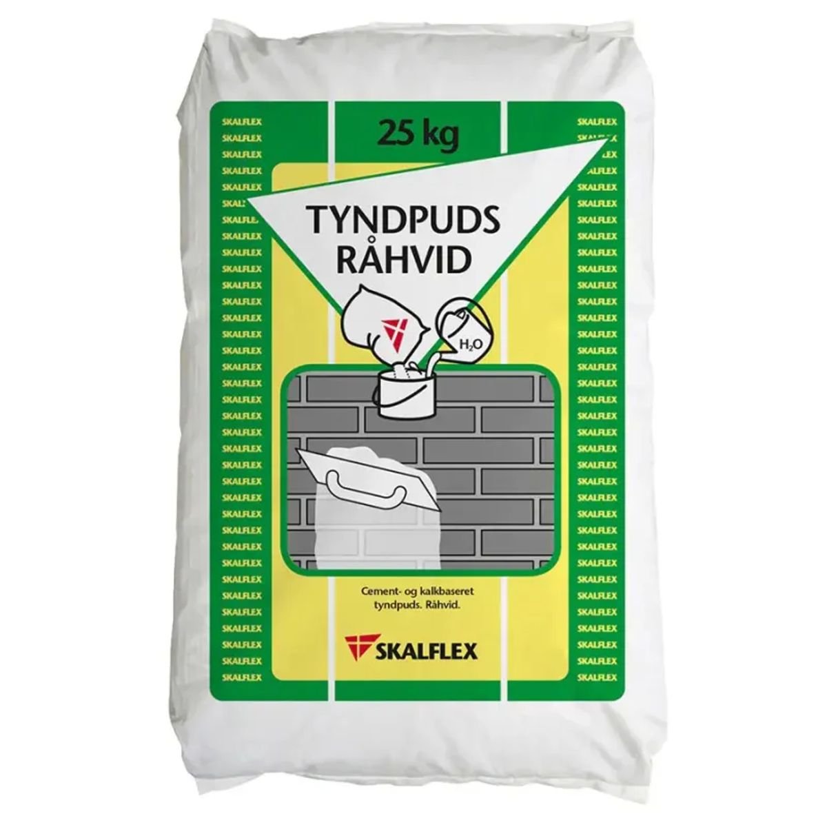 Skalflex Tyndpuds Råhvid Hvid 25kg