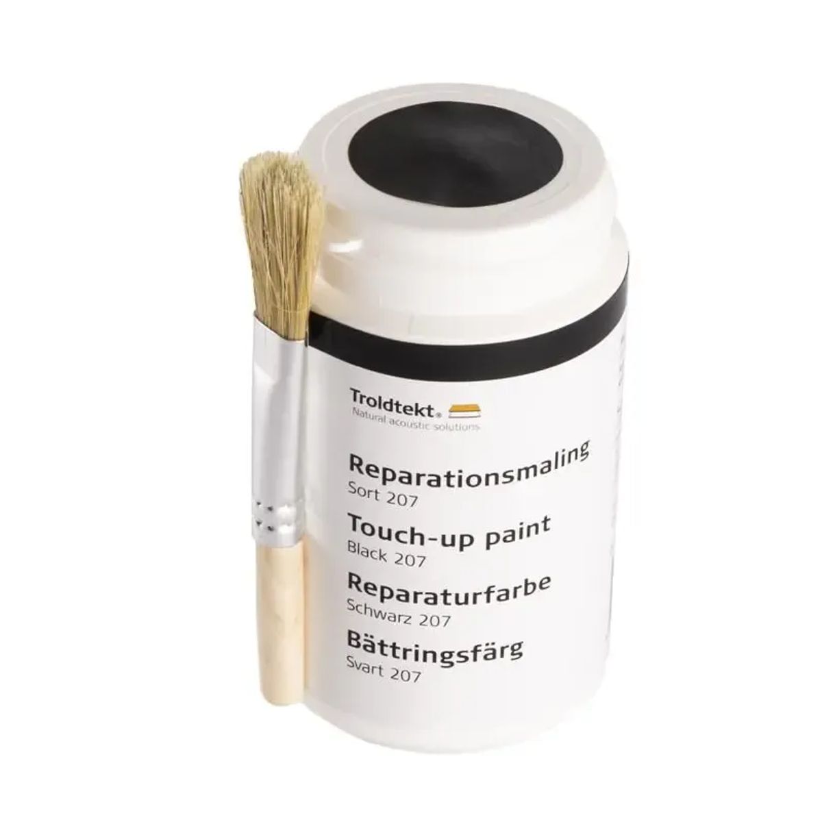 Troldtekt Reparationsmaling Sort 207 300ml