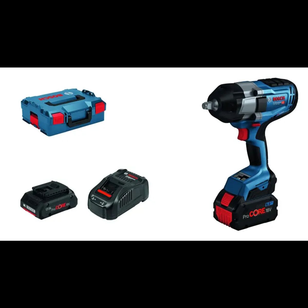 Bosch Slagnøgle Gds 18V-1000 2x5,5 Pc L-boxx - 06019J8303