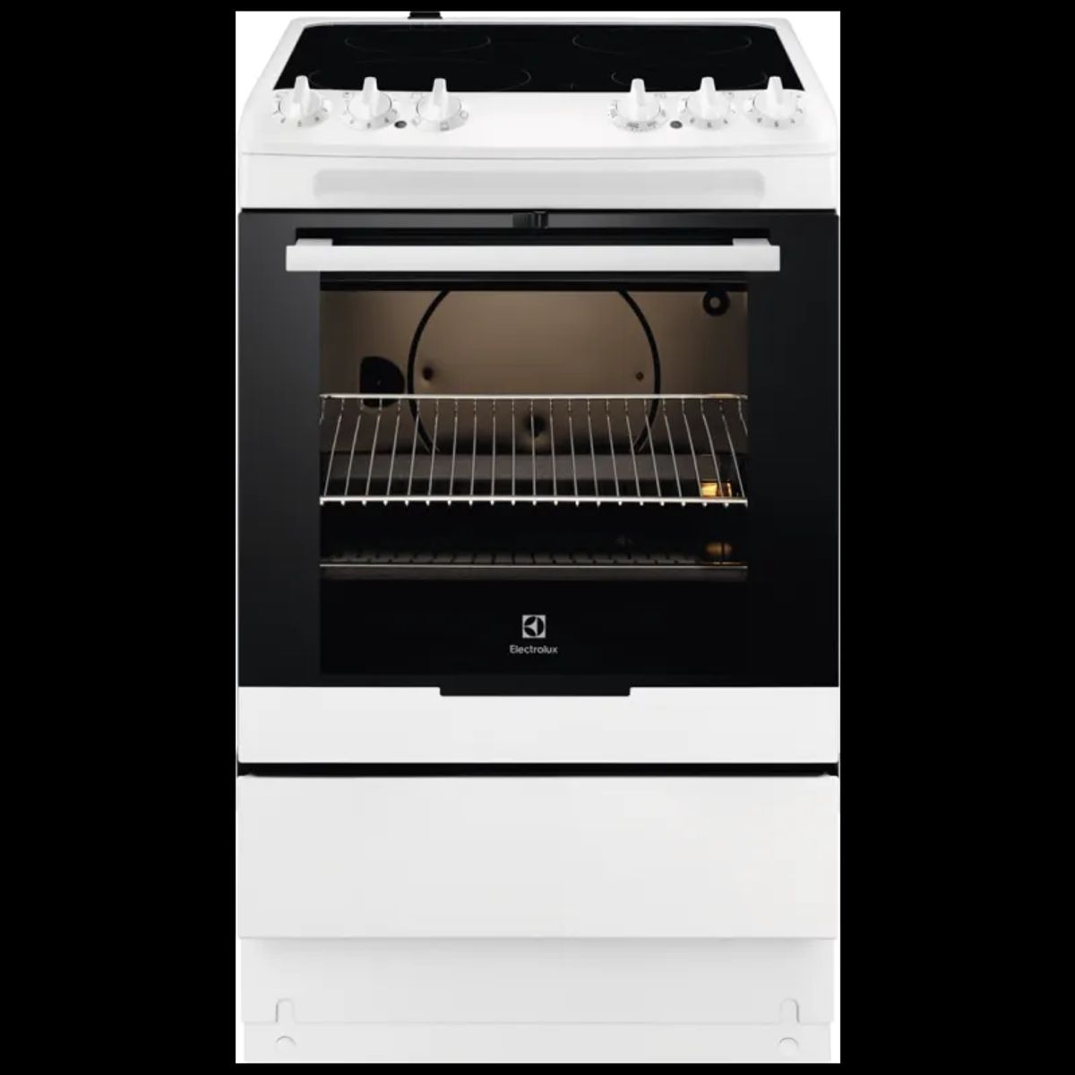 Electrolux EKC4011AOW - Glaskeramisk komfur - Hvid