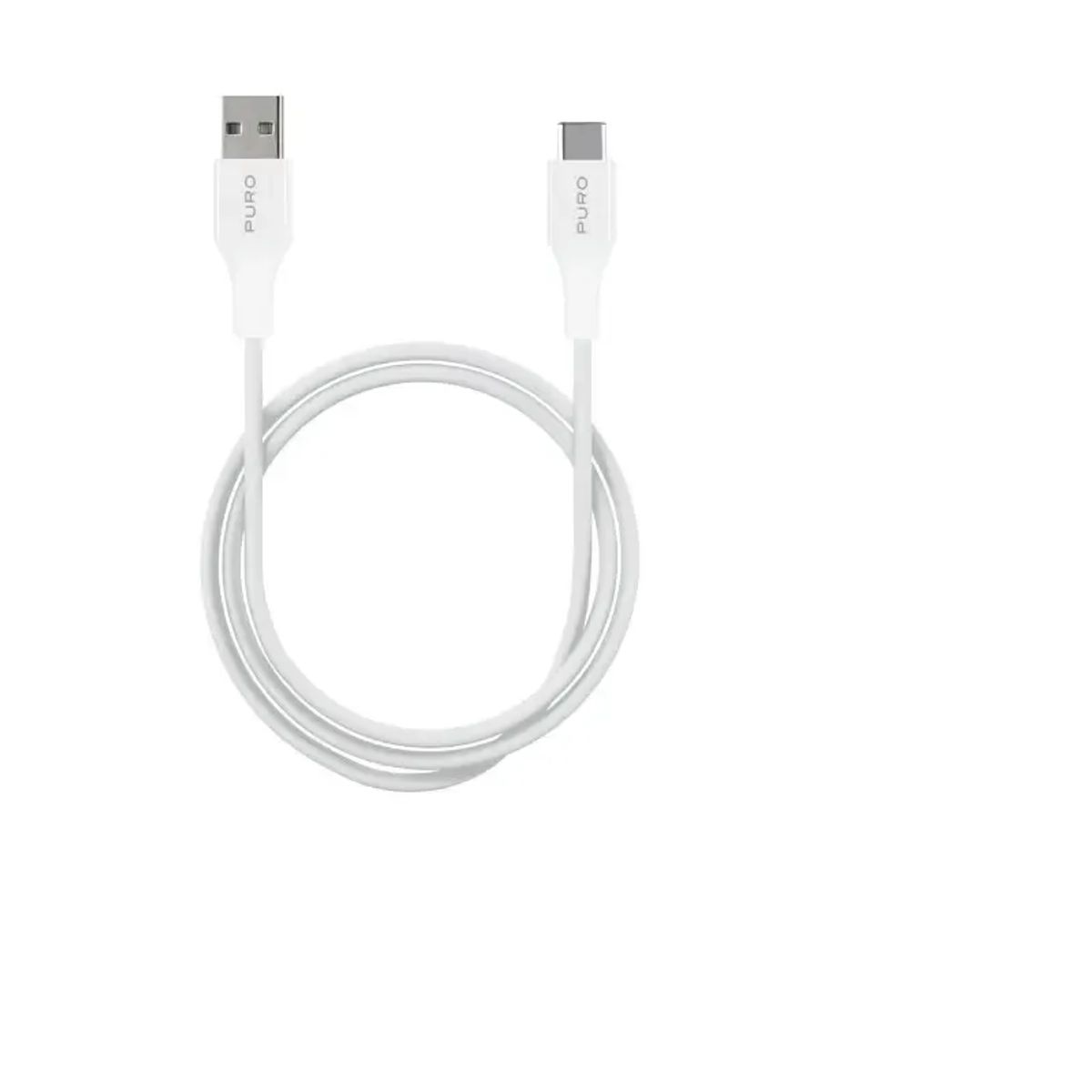 Puro Usb-a - Usb-c Cable 1m Hvid