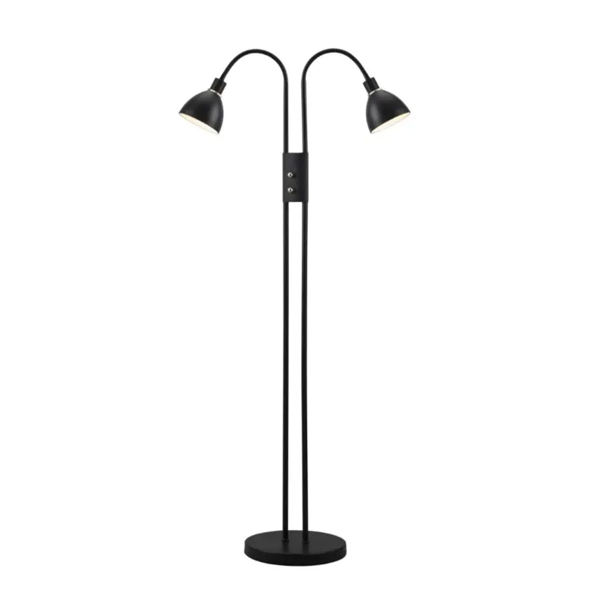 Nordlux Ray 2-Spot - Gulvlampe - Sort