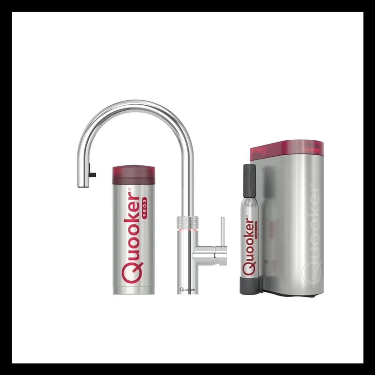 Quooker Flex Sæt M. 3l Krom Inkl. Pro3 & Cube Beholder