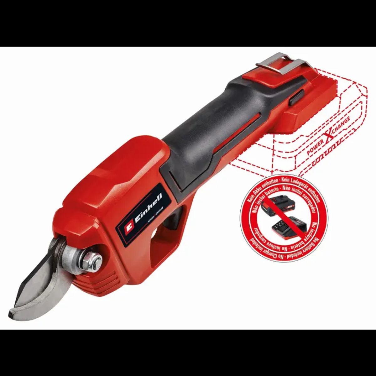 Einhell GE-LS 18 Li akku beskæresaks 28 mm u-batteri og lader