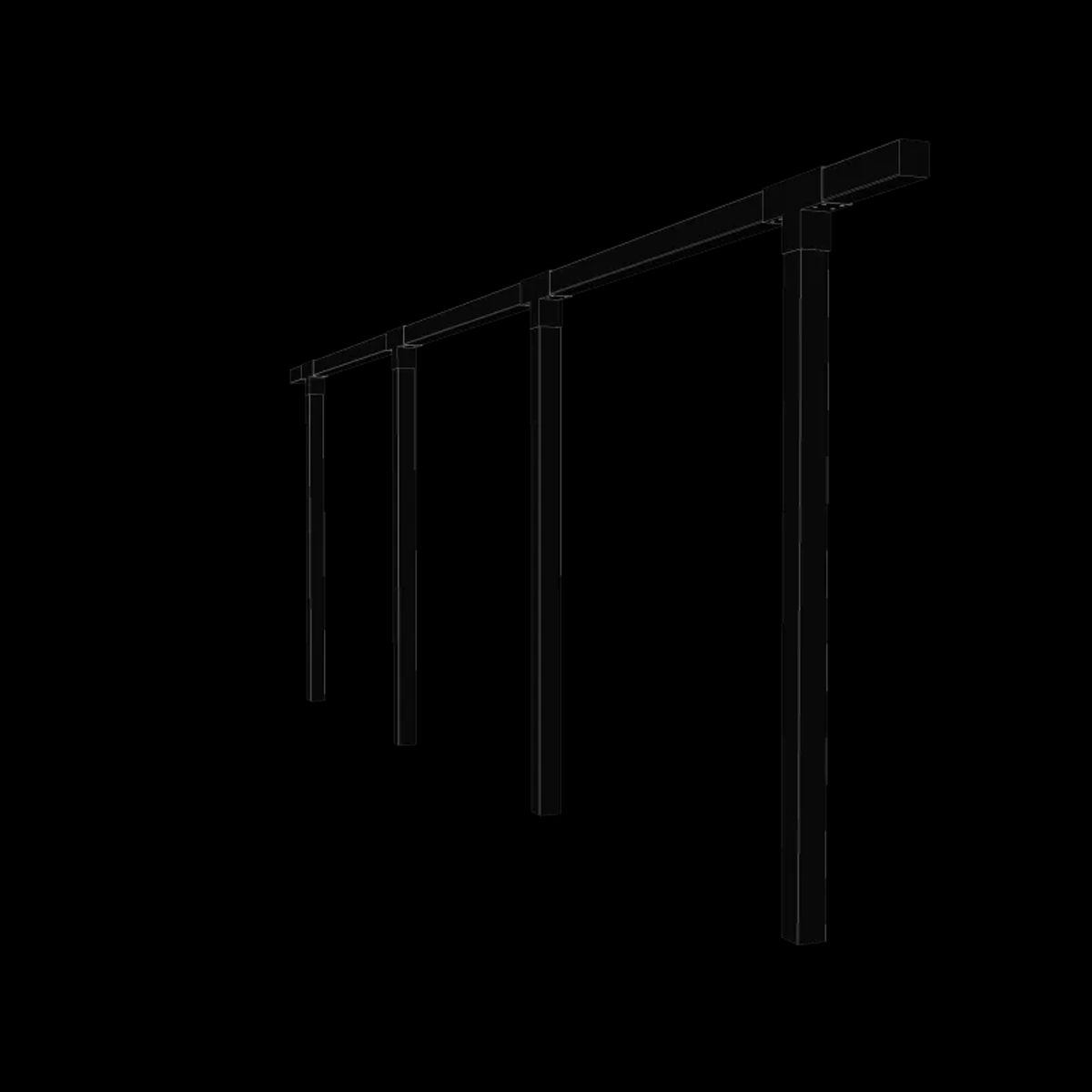 Plus Enkelt pergola 3 moduler - 664x9x218 - 179090-15