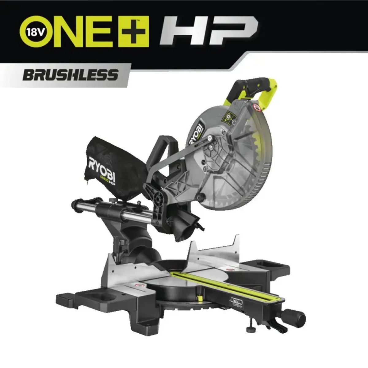 Ryobi 18V ONE+ HP Kap- og geringssav 254 - RMS18254X