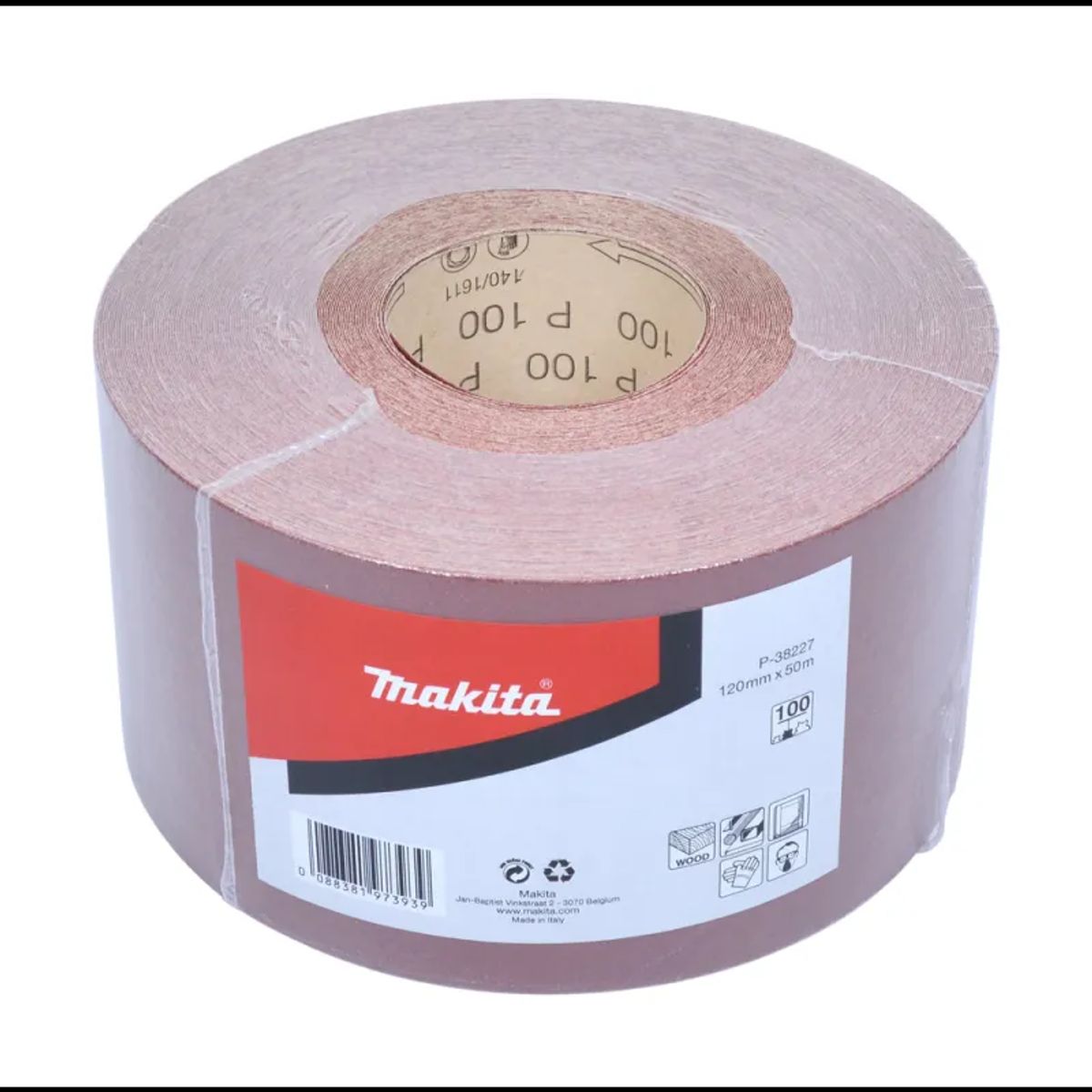 Makita Sandpapir Rulle 120mmx50m K100 - P-38227