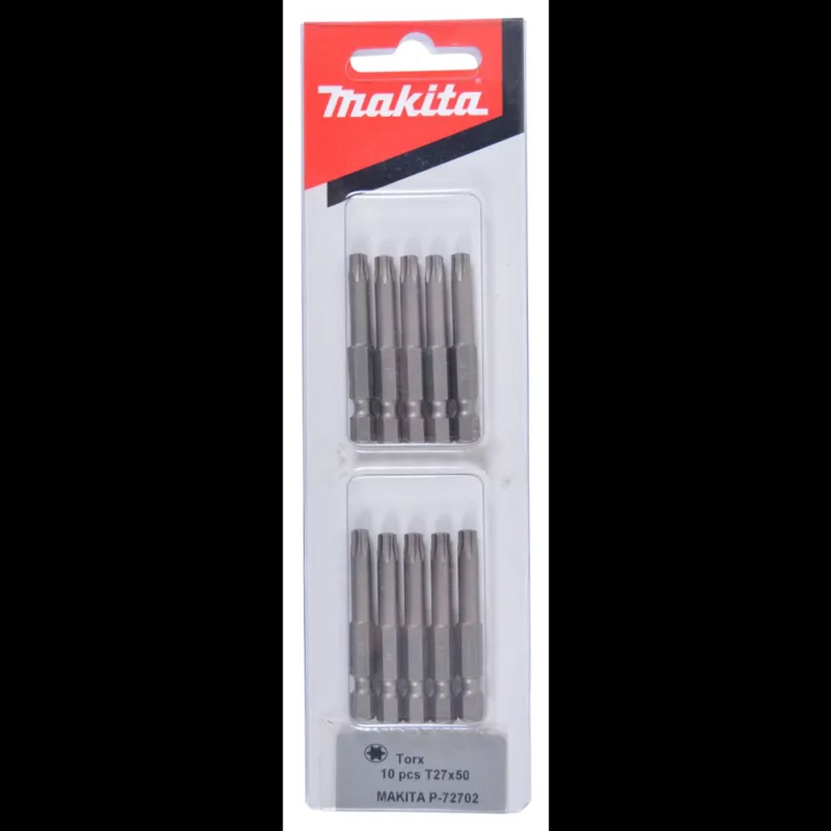 Makita Torx Bit 1/4" Tx27x50mm 10 stkk - P-72702