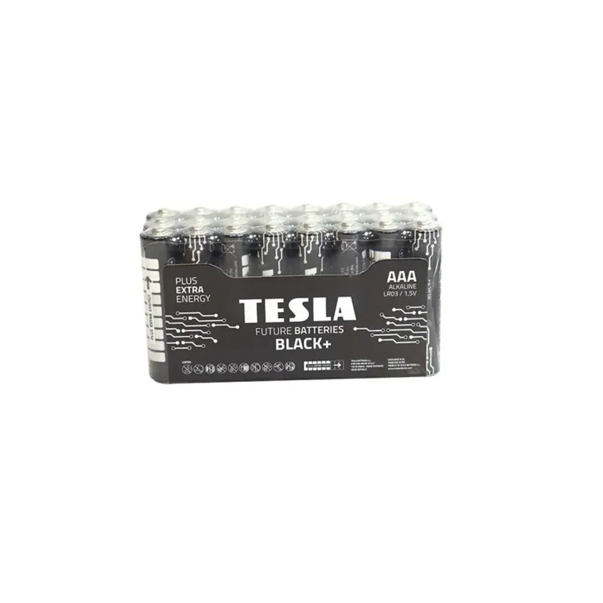 TESLA Black Alkaline batteri AAA LR03 (24 stk) - 2293098