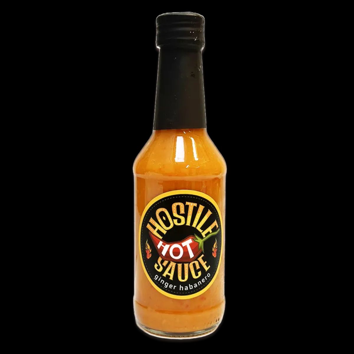 Hostile Hot Sauce Ginger Habanero- 250 ml