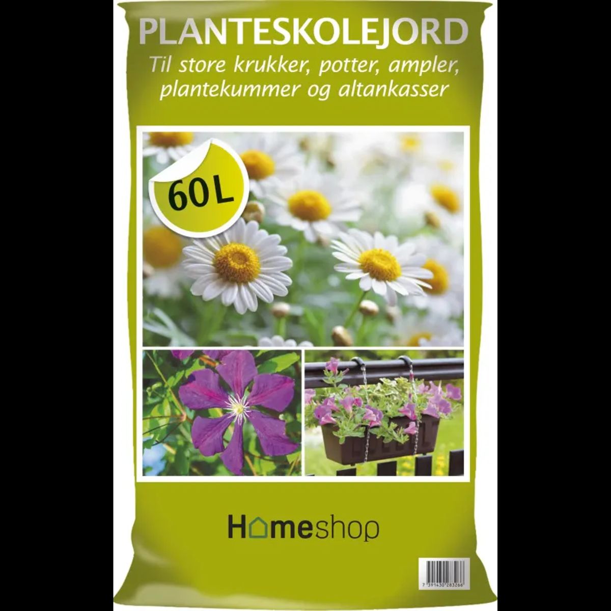 Homeshop Planteskolejord 60lt