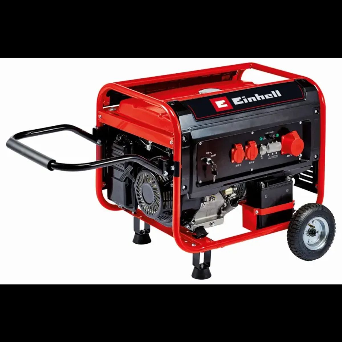 Einhell TC-PG 65/E5 benzindrevet generator med 2x230 volt og 1x400 volt