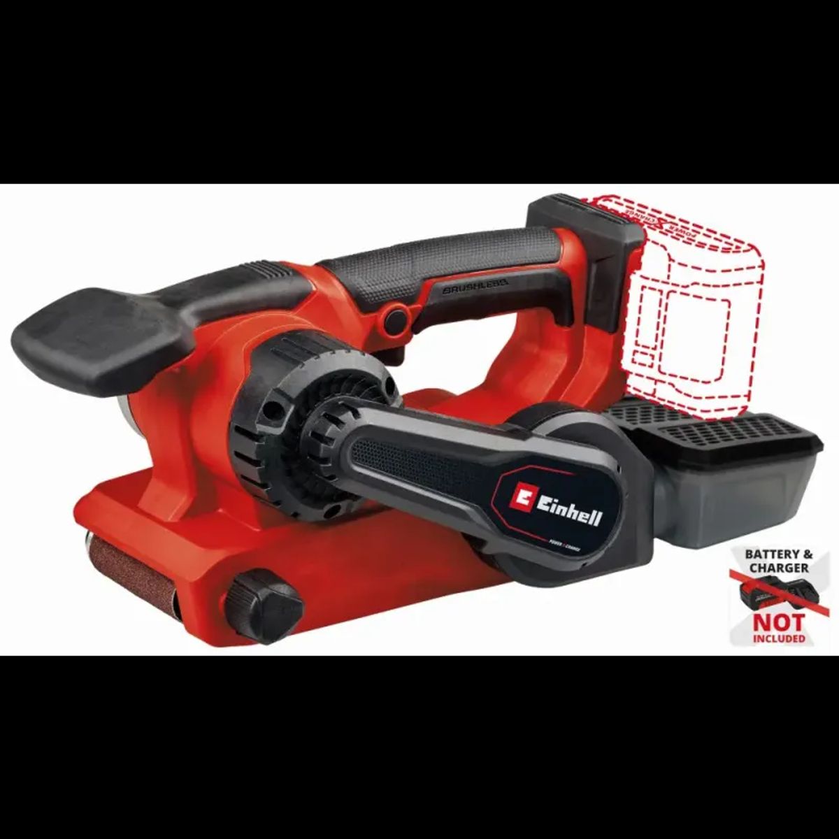 Einhell TP-BS 18/457 Li BL akku båndsliber u/batteri og lader