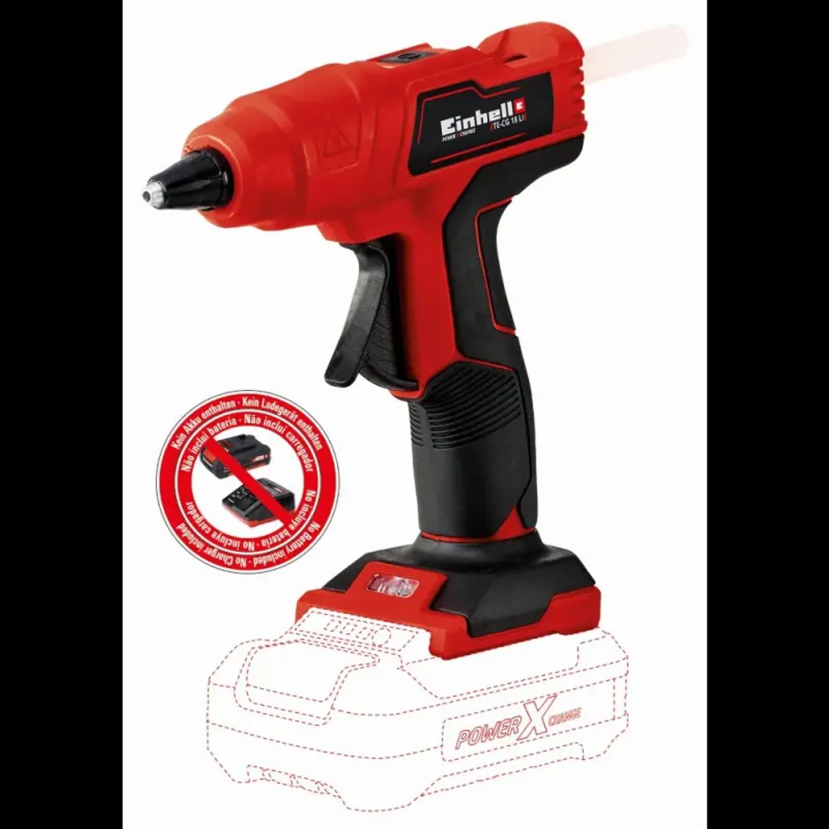 Einhell TE-CG 18 Li akku limpistol 18V u/batteri og lader