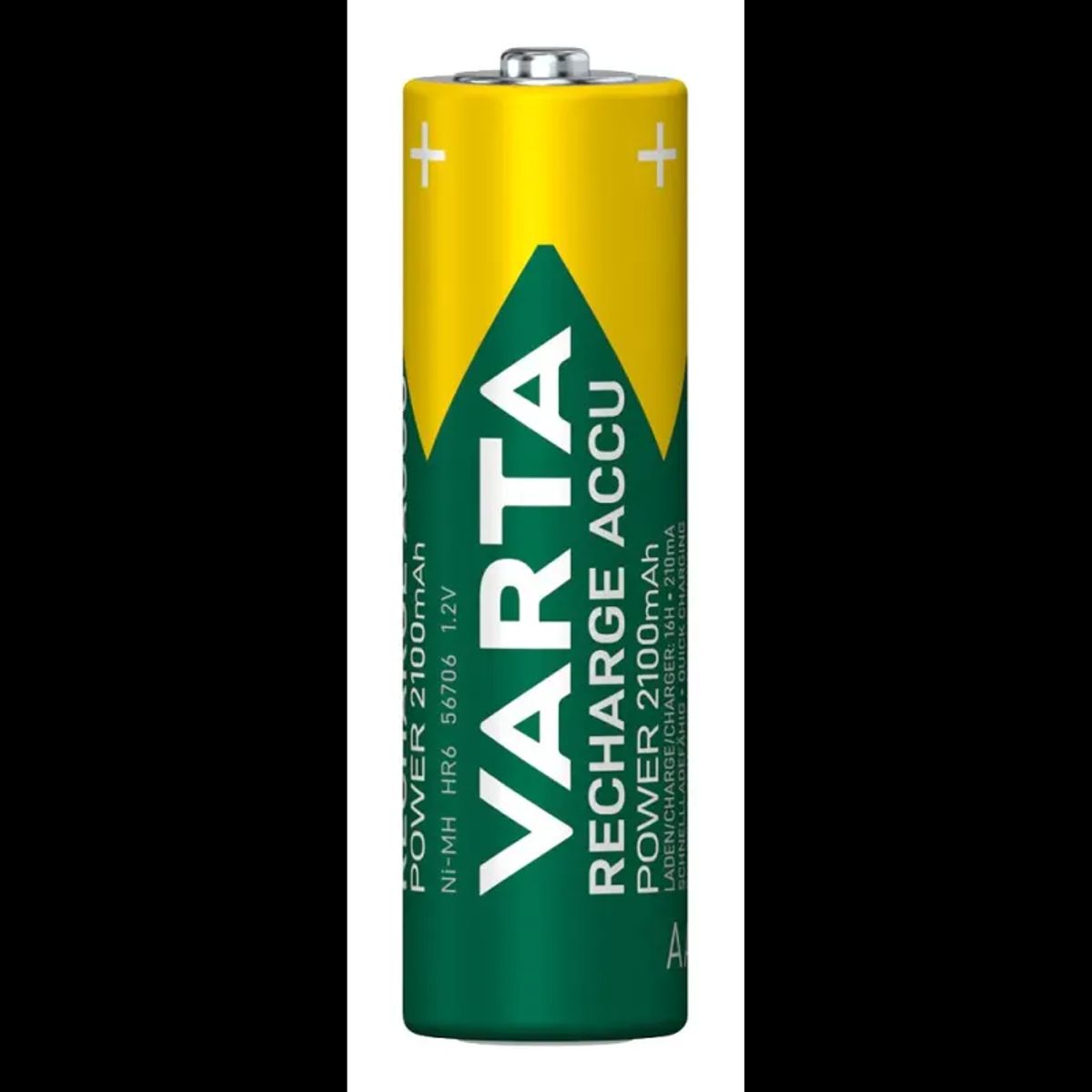 Varta genopladelige batterier AA 2100mAh - 4pk.