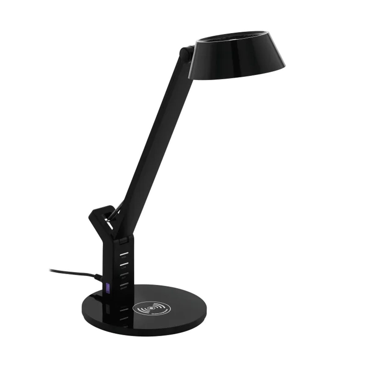 EGLO Banderalo Bord Qi H405 4,8w 700lm 3000-6500k Dæmpb. Sort - Bordlampe - 99832