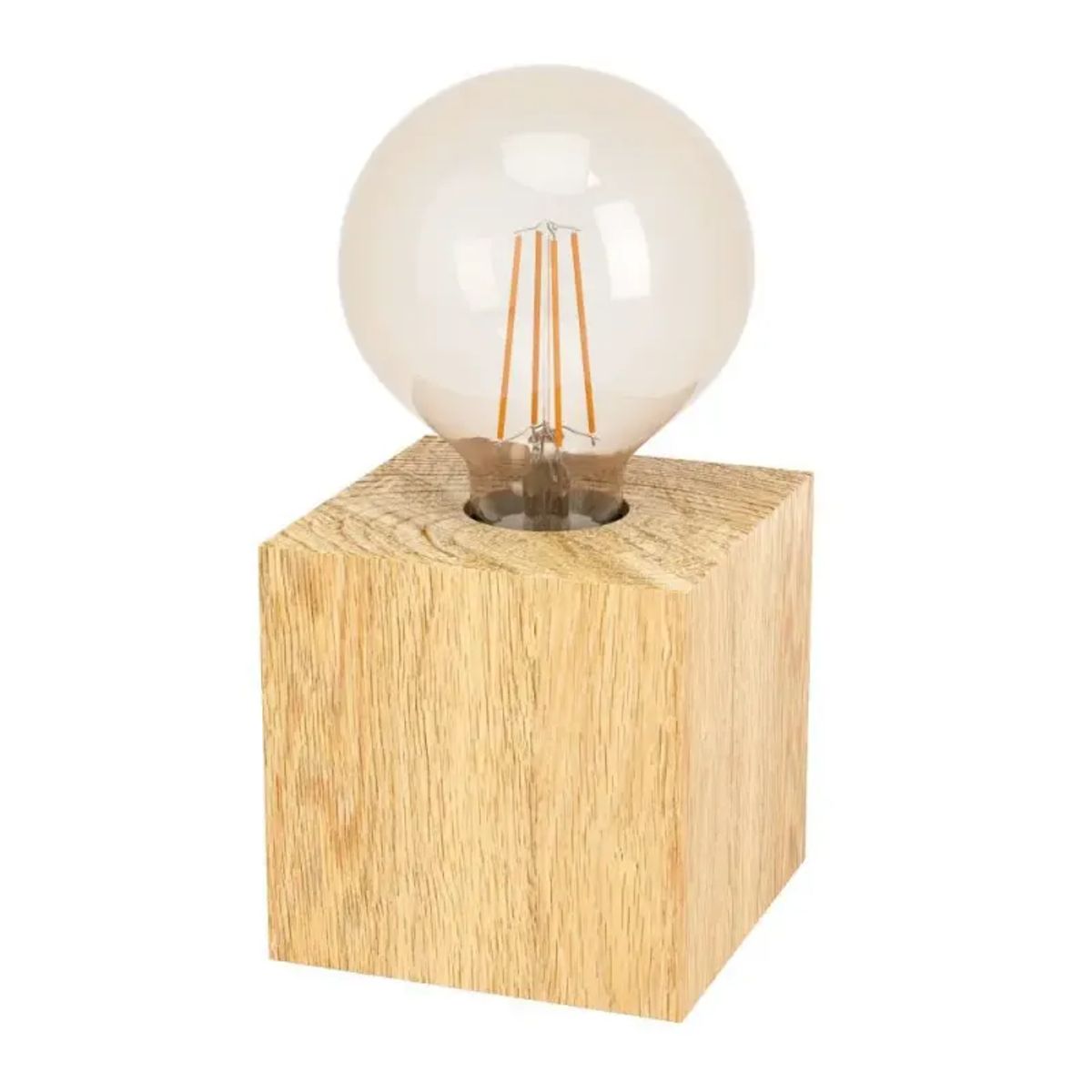 EGLO Prestwick 2 Bord E27 Træ Natur - Bordlampe - 43733