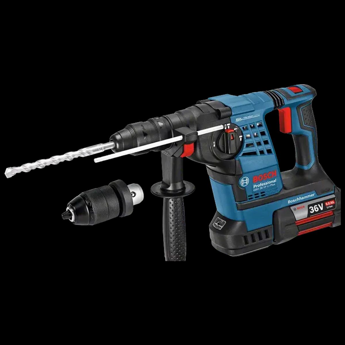 Bosch GBH 36 VF-LI Plus - Akku borehammer med SDS plus - 061190700B