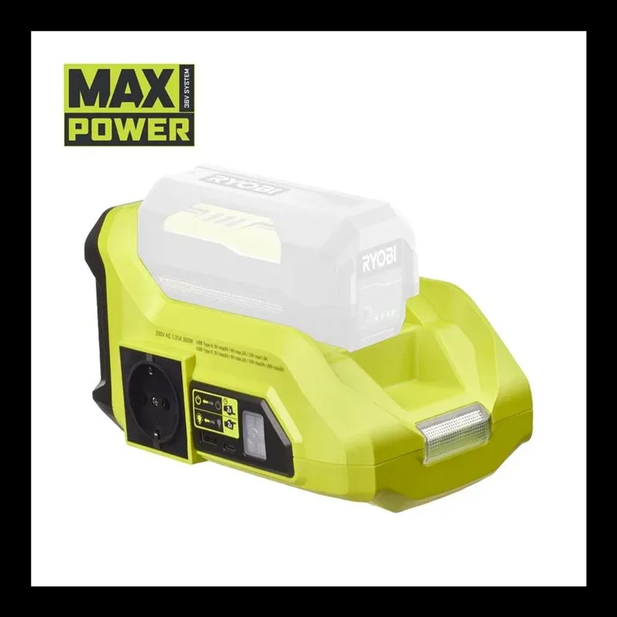 Ryobi Batteri Inverter RY36BI300A-0