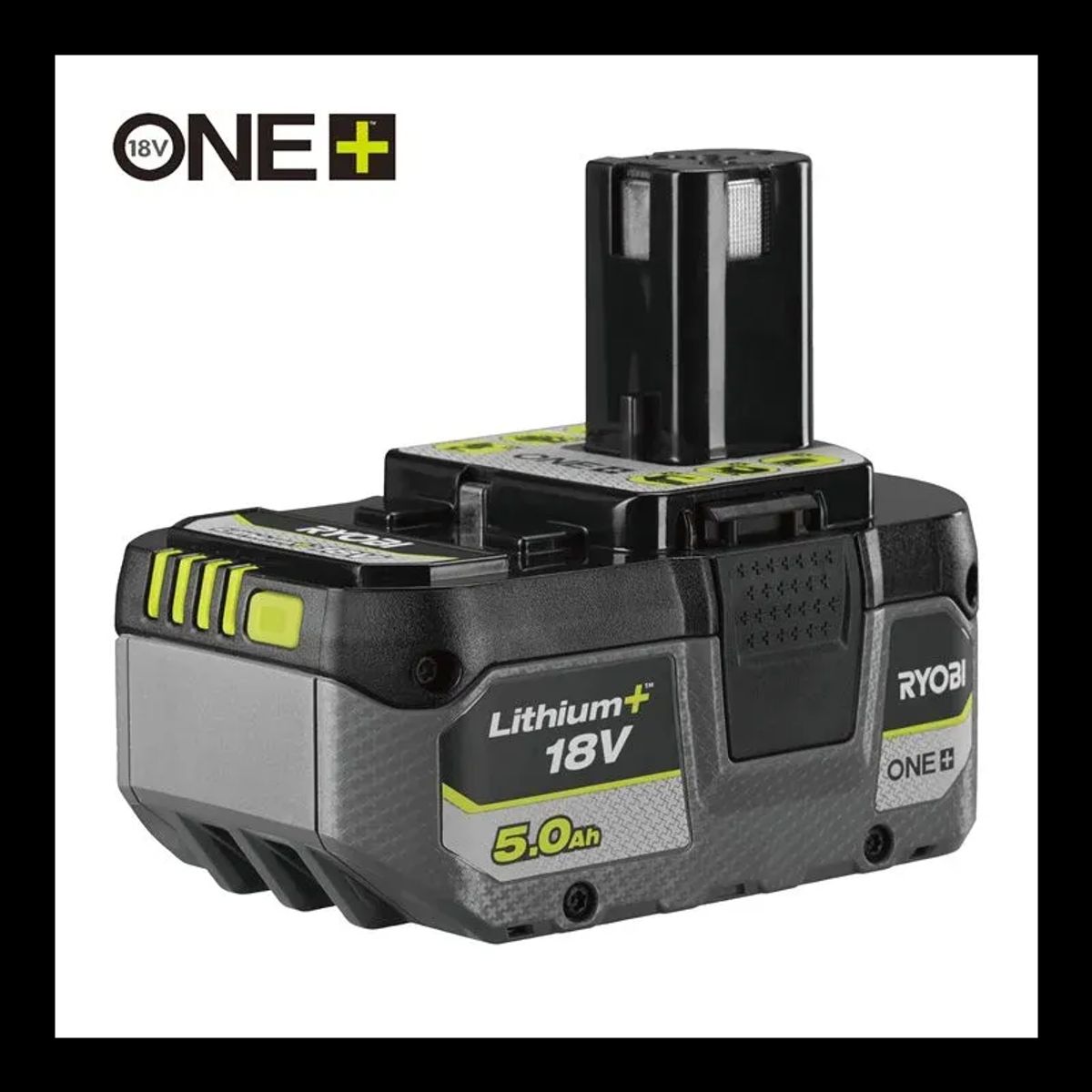 Ryobi 18v One+ Kompakt Batteri Lithium+ 5,0 Ah - RB1850X