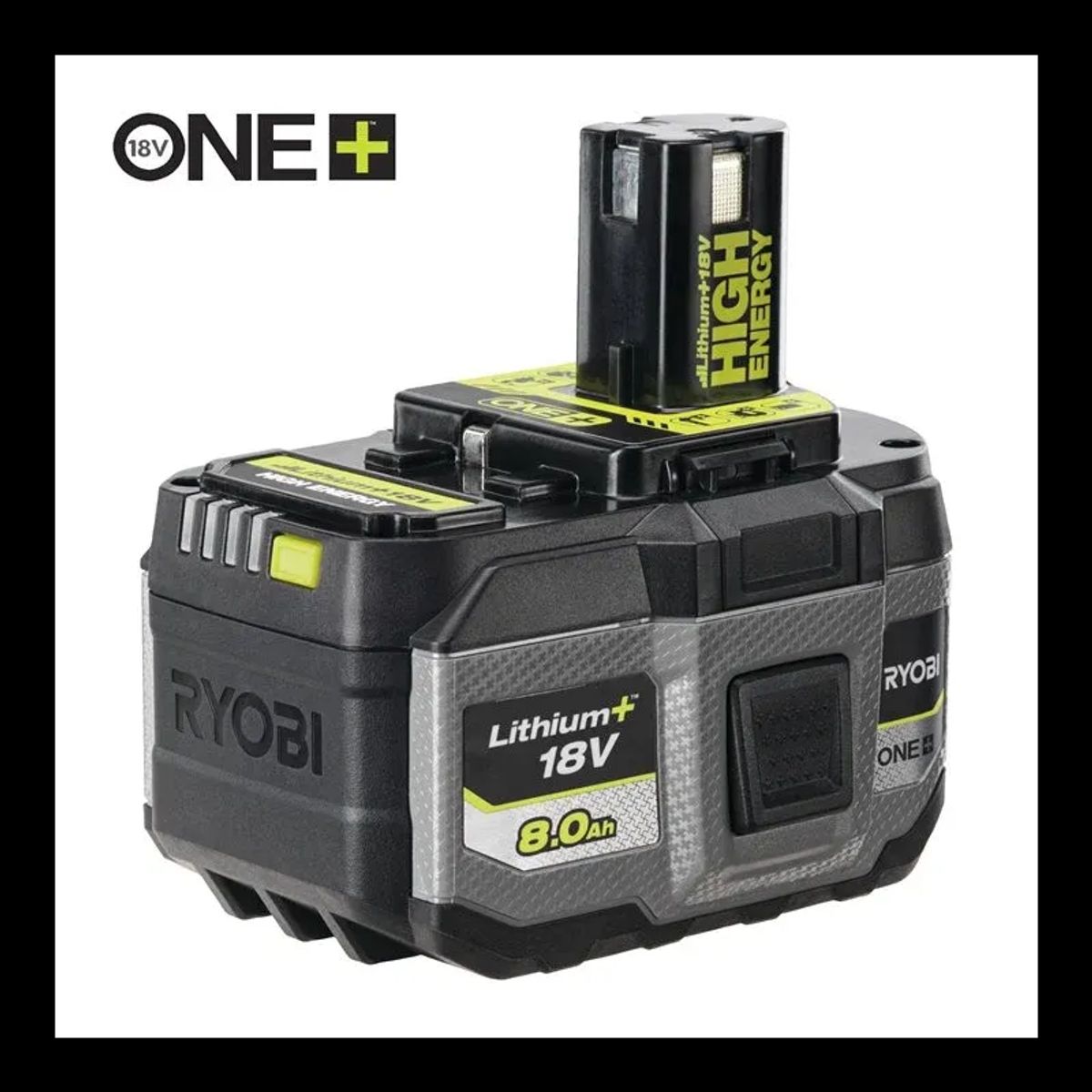 Ryobi 18V One+ 8,0 Ah High EnergyBatteri - RB1880T