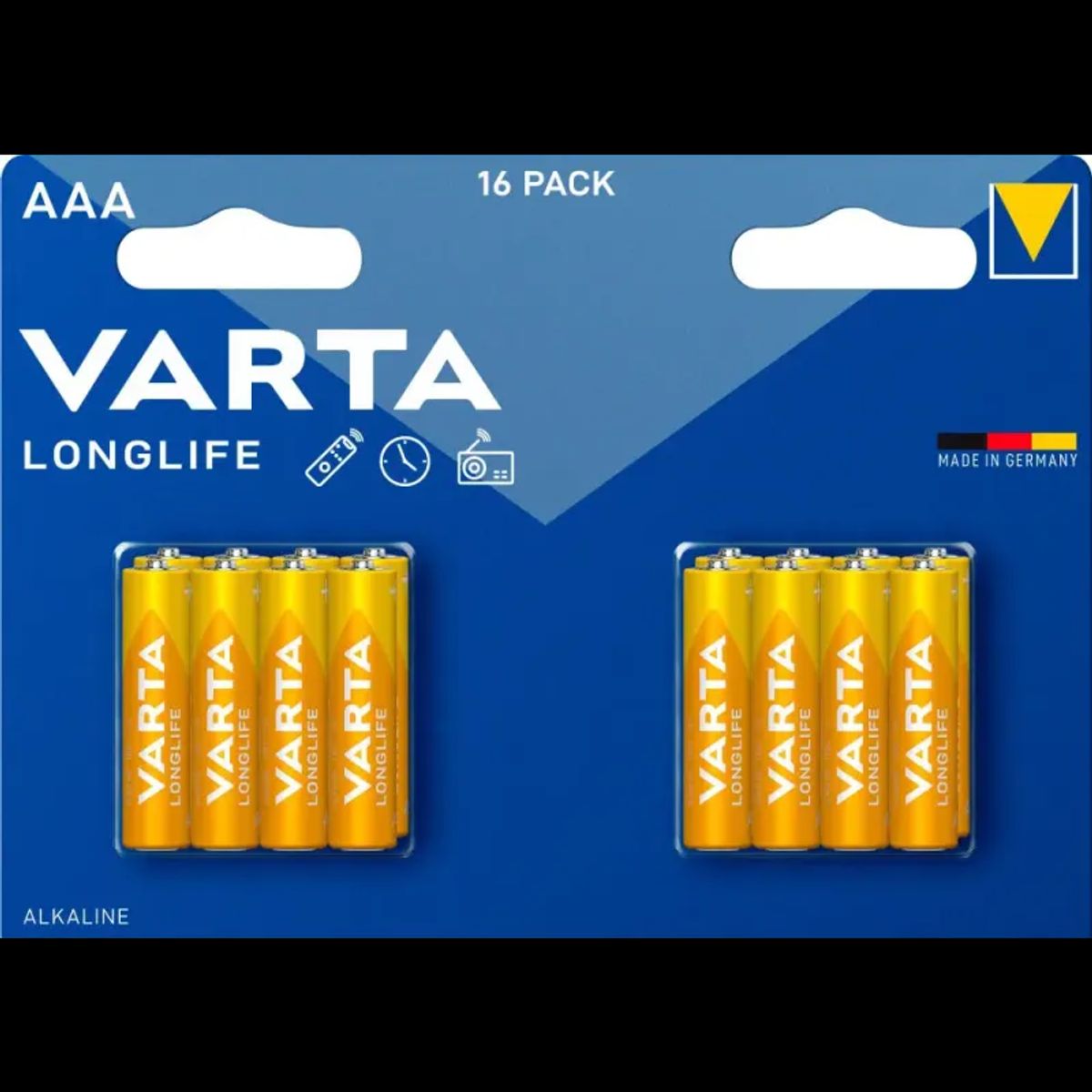 Varta Longlife batterier AAA 16-pak