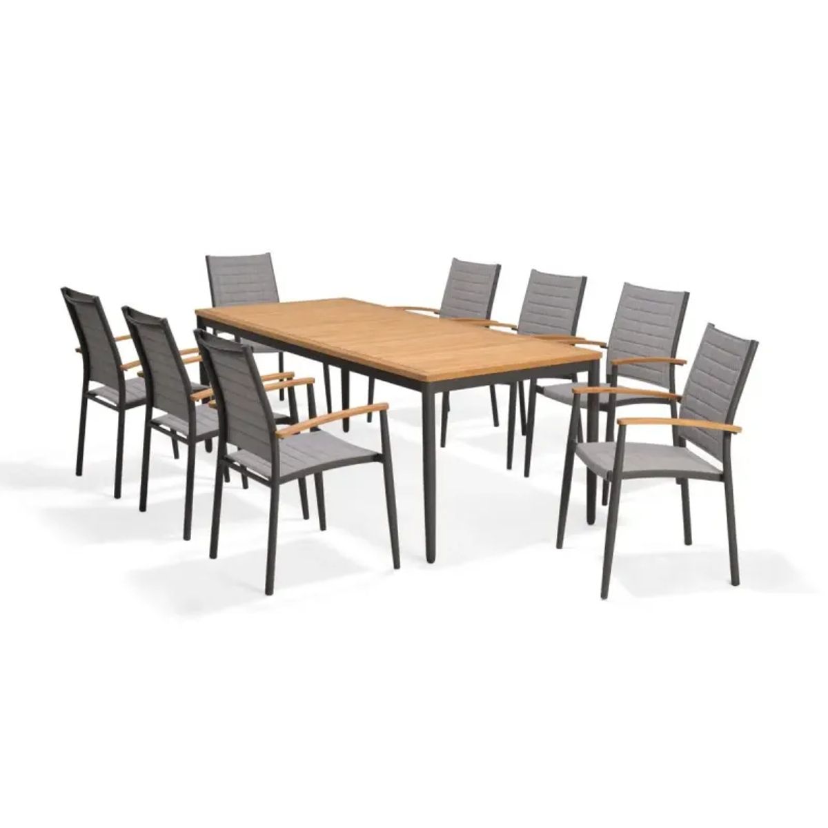 Topaz teak havebord 6-8 personer