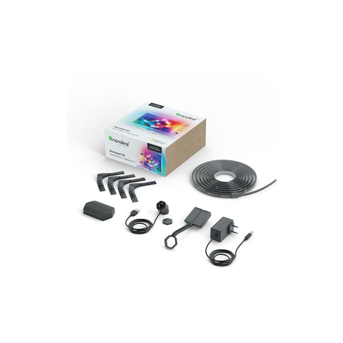 Nanoleaf 4D Screen Mirror + Lightstrip Kit for TV and Monitors up to 85''