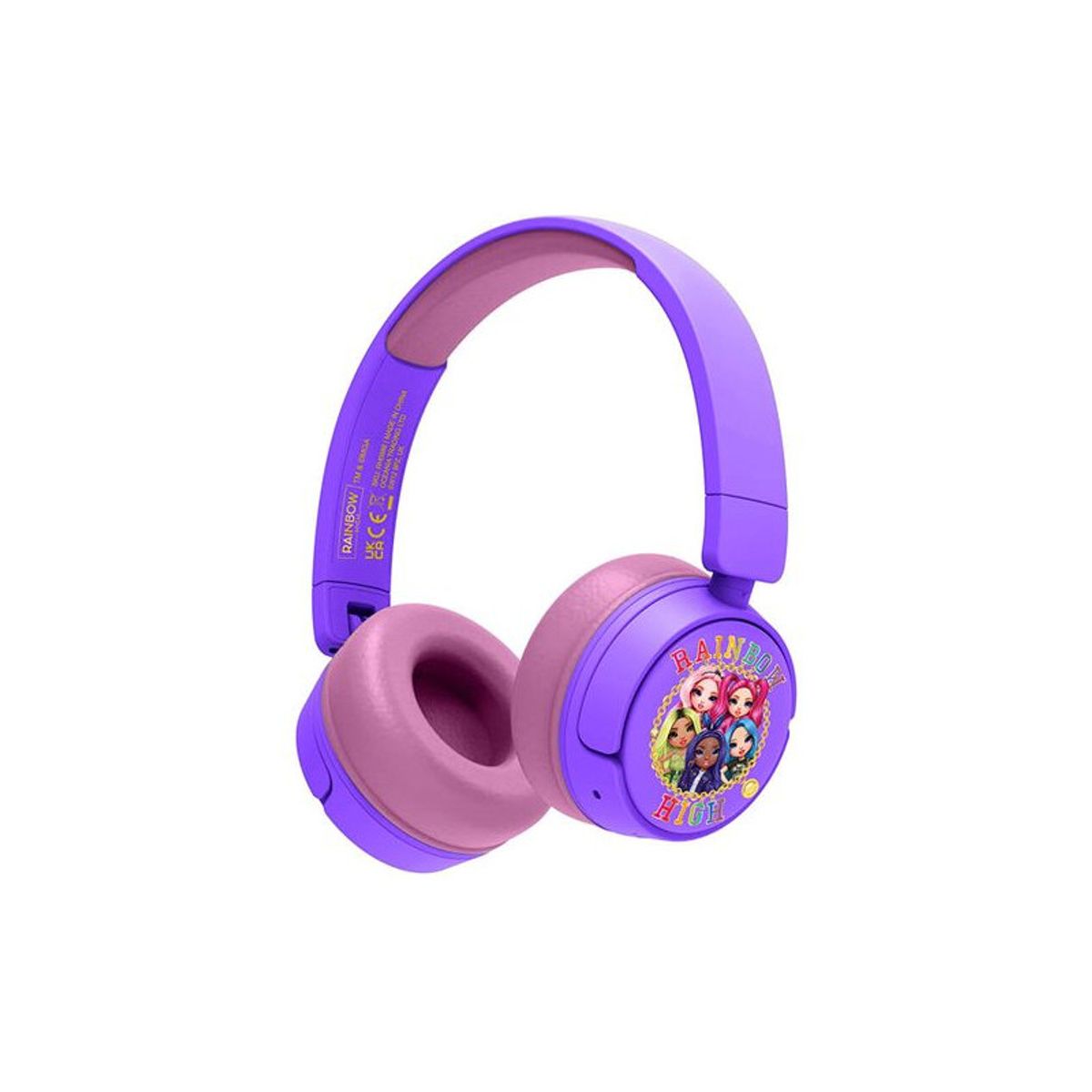 OTL Rainbow HIGH Headphone On-Ear, Kids Wireless 85/95dB Børne hovedtelefoner