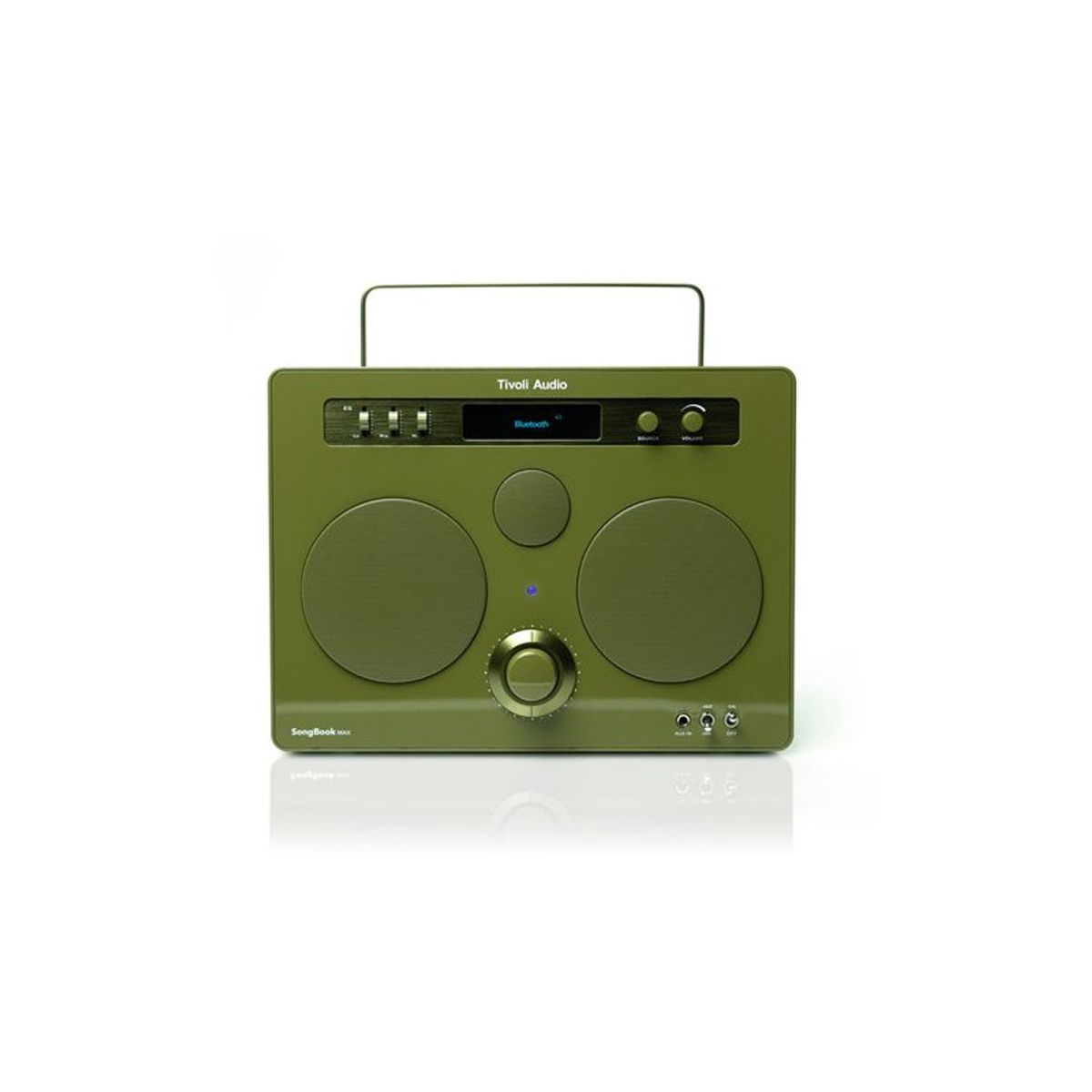 Tivoli Audio SongBook MAX, Green Analog EG/AUX In/Forforstærker - Bluetooth Højtaler