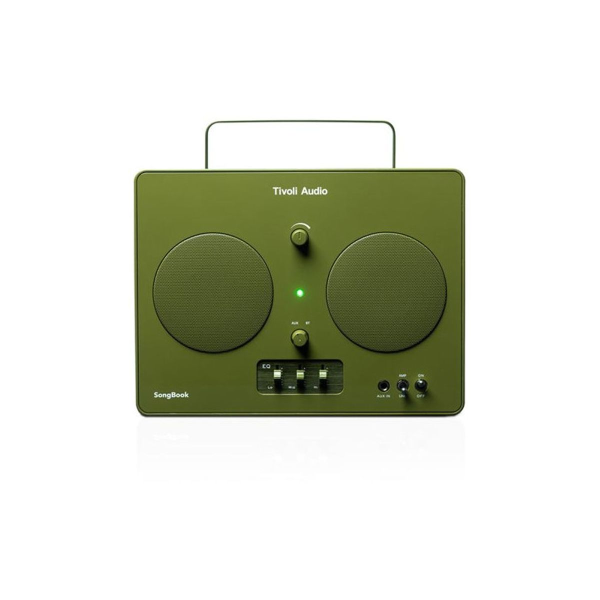 Tivoli Audio SongBook, Green Analog EG/AUX In/Forforstærker - Bluetooth Højtaler