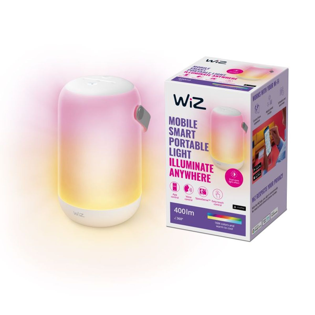 WiZ Mobile Portable Light EU