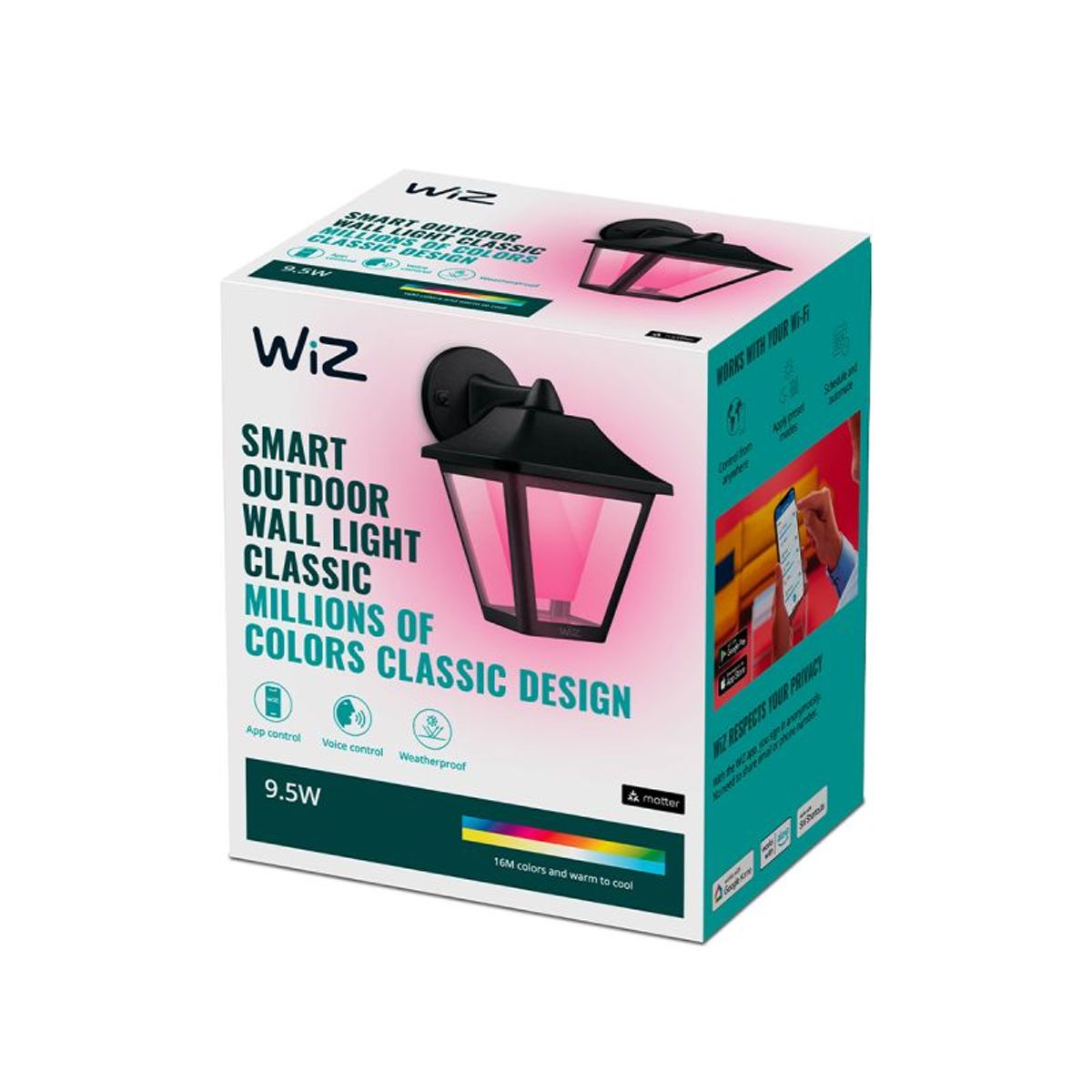 WiZ Wall Light Classic RGBW EU