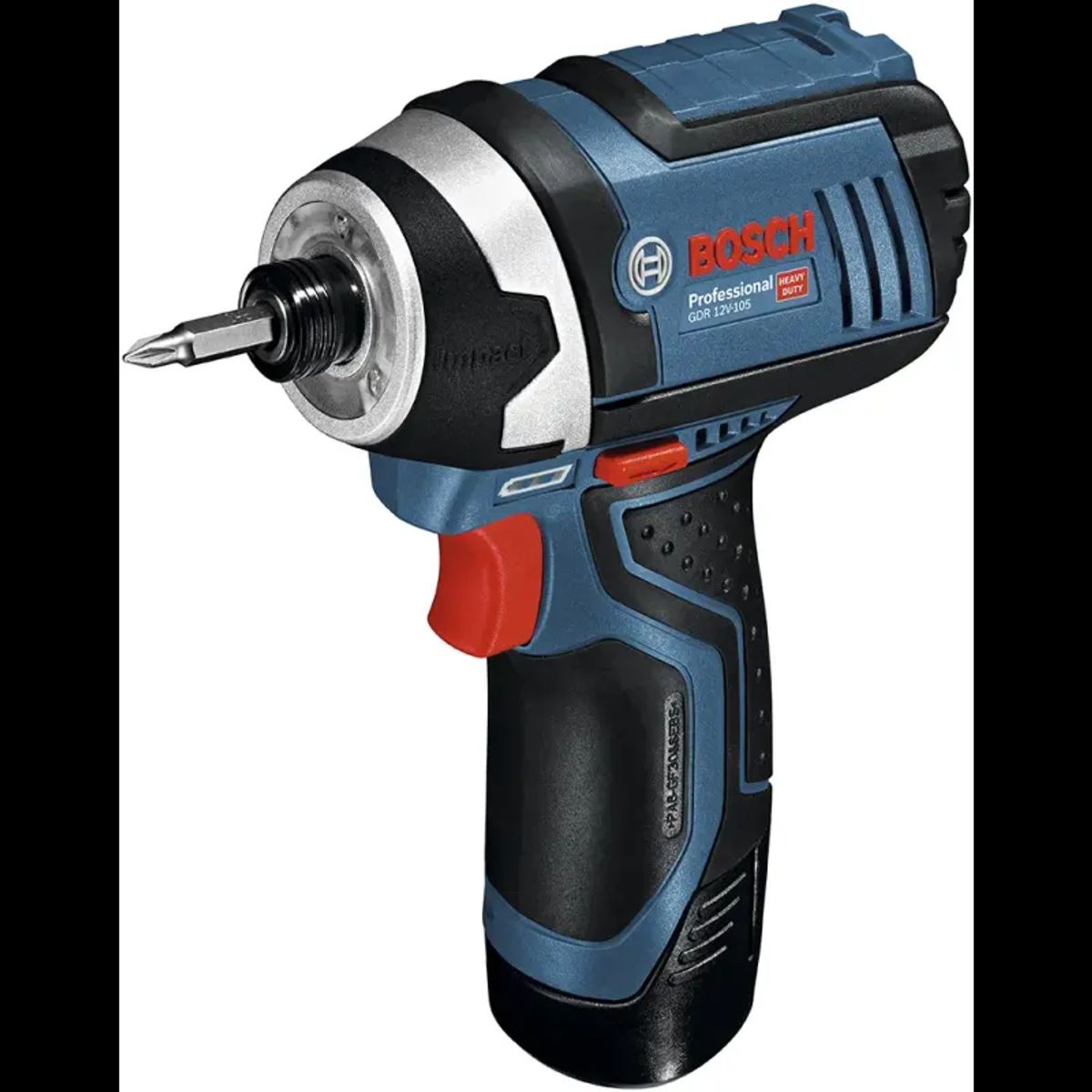 copy of Bosch GDR 12V-105 slagnøgle inkl. 2 x 2.0ah batteri & lader- 06019A6977 (DEMO MODEL)