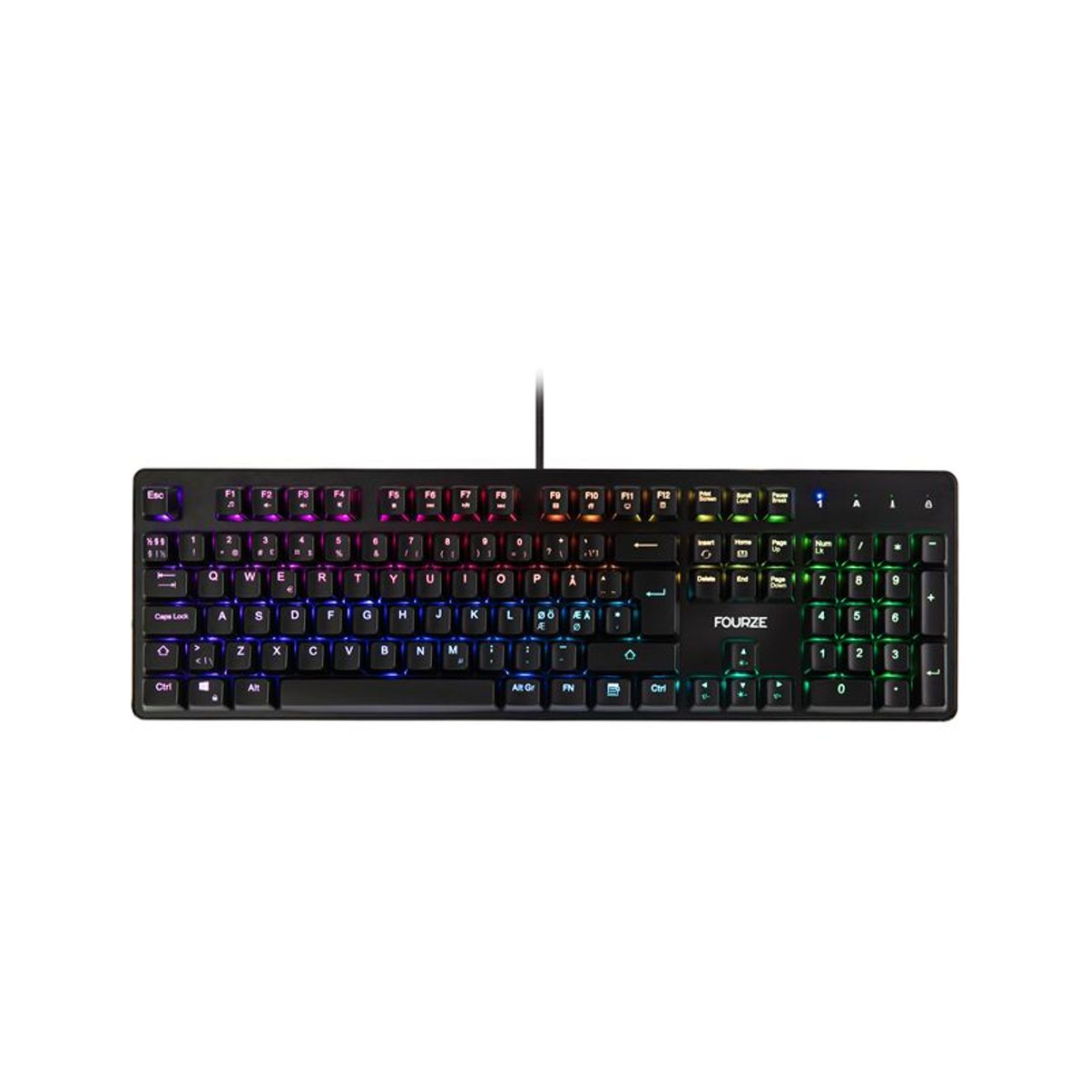 Fourze GK130 Gaming keyboard RGB Mekanisk keyboard