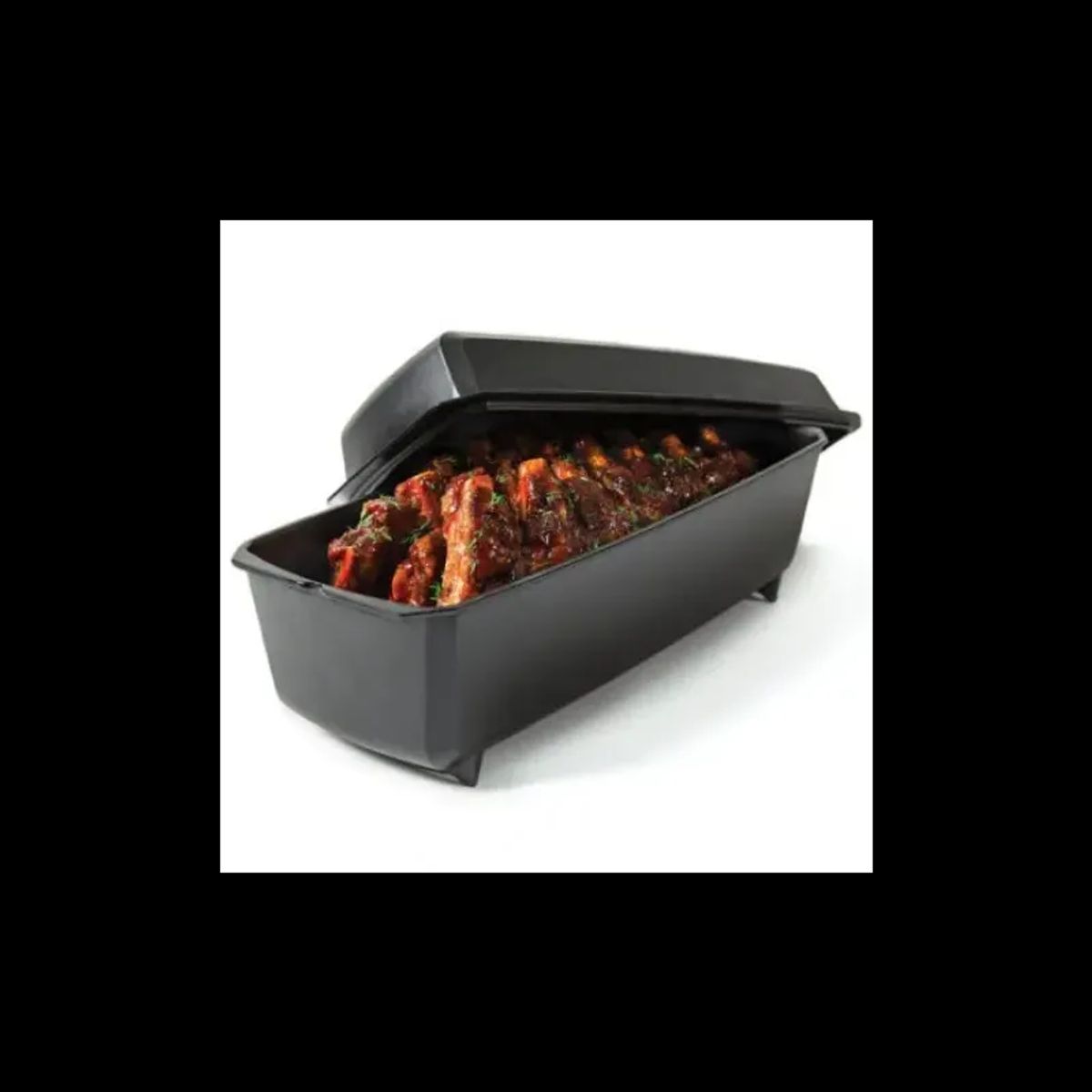 Broil King stegegryde/rib roaster i støbejern 48,5x19x14cm.