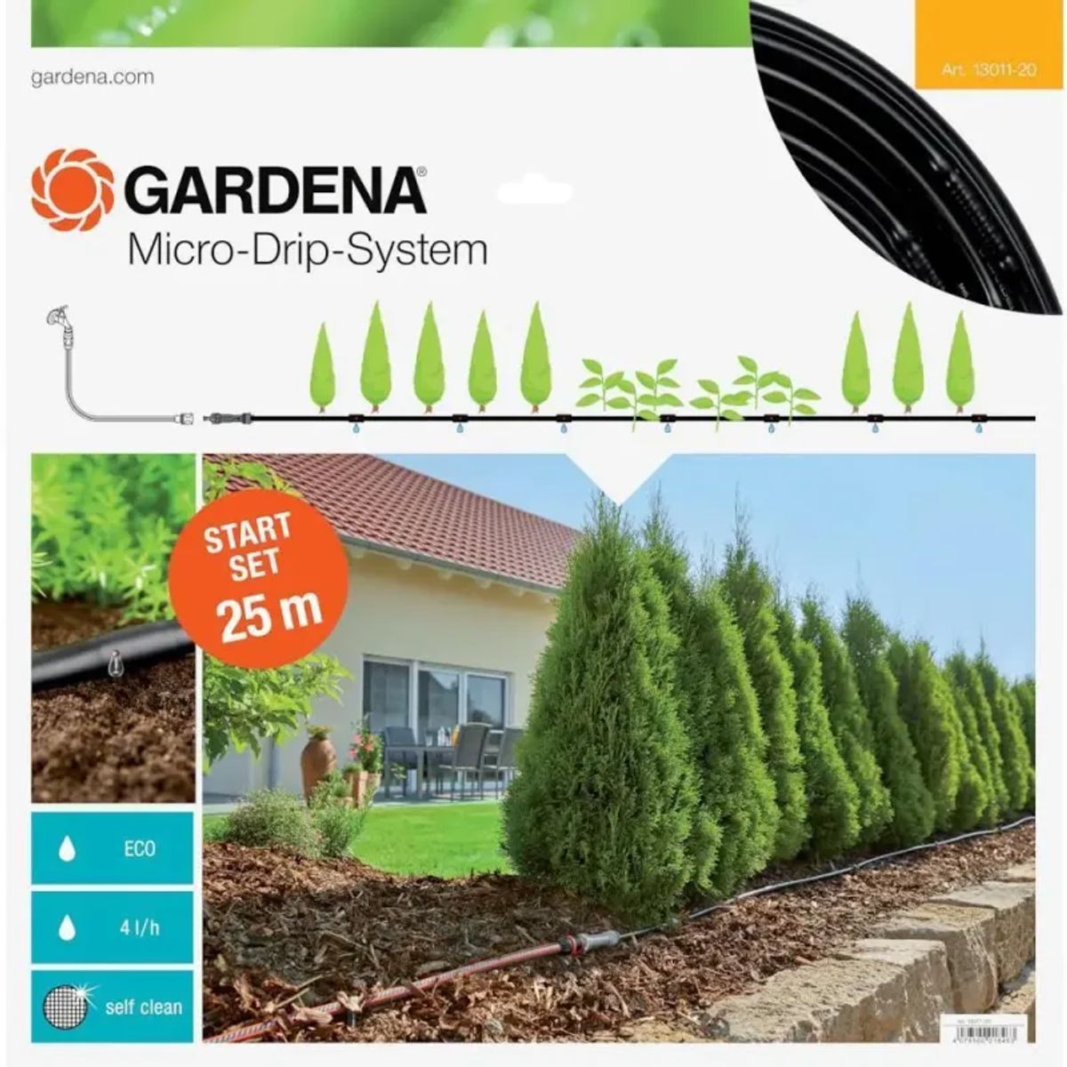 Gardena Micro Drip Drypslange over jorden 4l/h - 13131-20